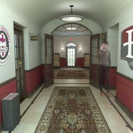 Visual design of Walton Hall