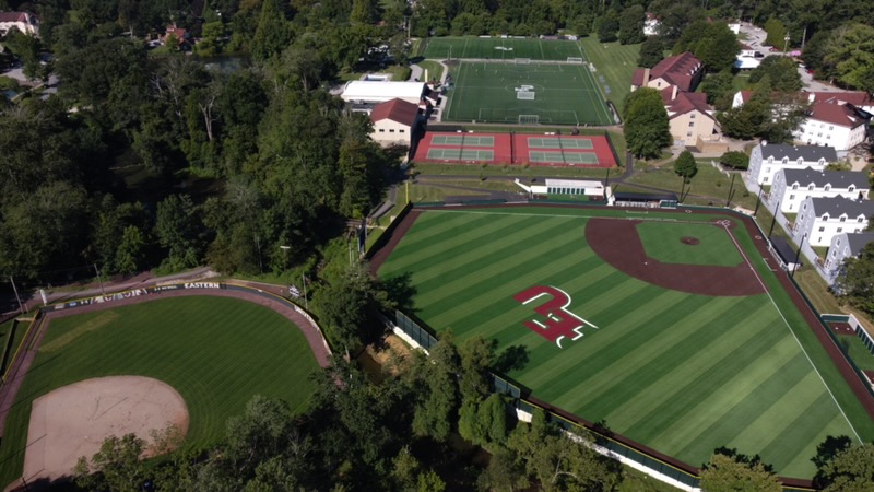 The new baseball field makes campus more lively. 