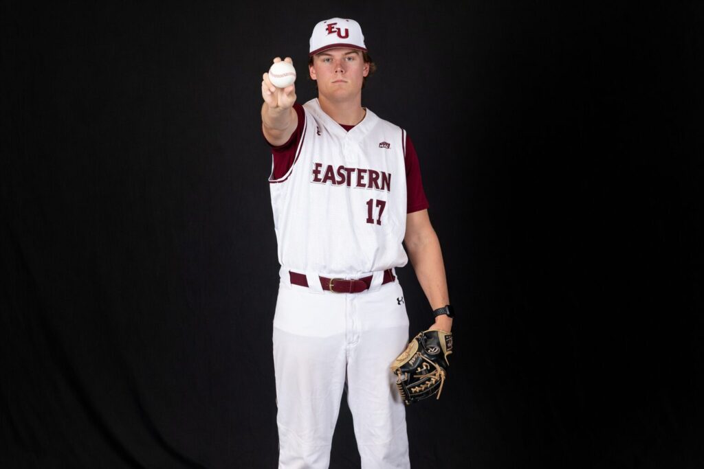 Austin Quark is looking to do some damage in the MAC conference this season. Credit: EU Athletics