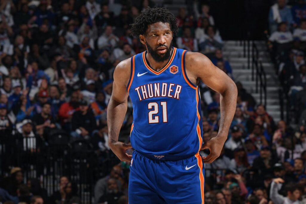 Joel Embiid with the OKC Thunder