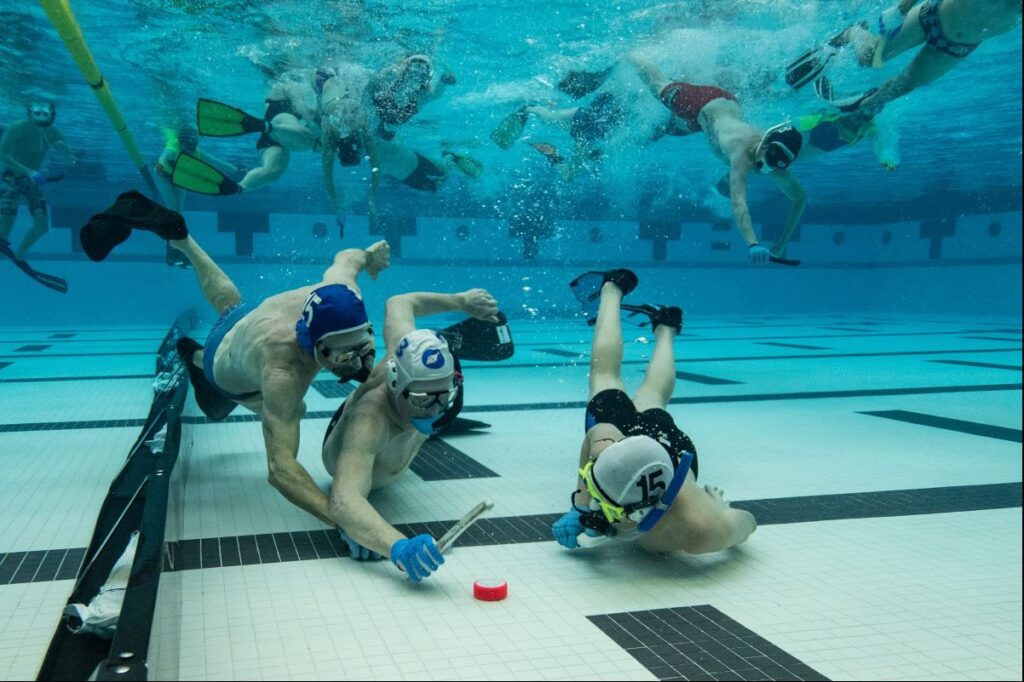 Underwater hockey has been around for years, but no one knows about it.